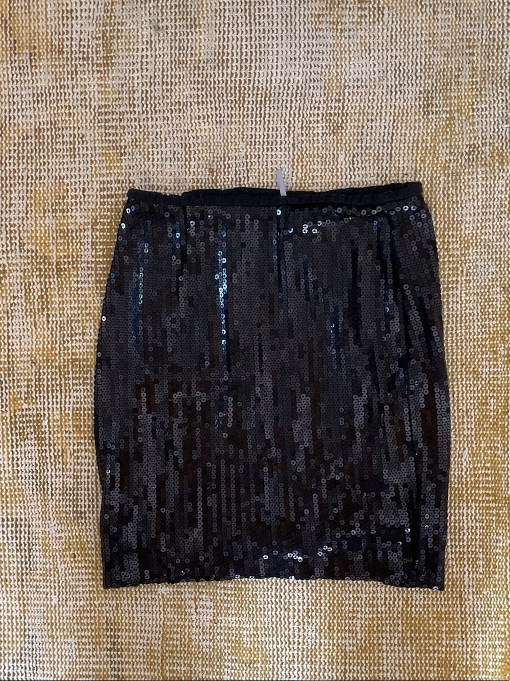 Sparkle & Fade Black Sequin Mini Skirt